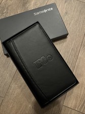 Samsonite Black Leather Zipper