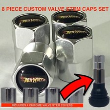 Hot Wheels Valve Stem Caps red