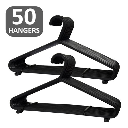 Adult black coat hangers - coat,