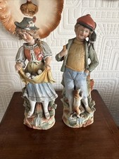 Pair large antique german - pair,