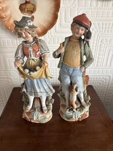 Pair large antique - large,