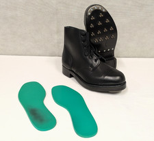 Black Leather Ammo Drill Parade Uniform Dress Boots UK 8L - British Army