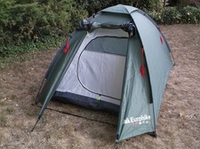 Eurohike Tamar 2 Person Green Lightweight Tent - Pitched once as demonstration.