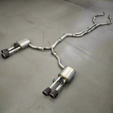 New Exhaust Pipe Valved