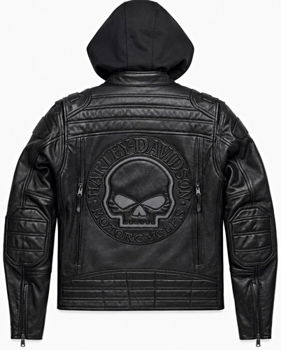 Harley davidson leather jacket - leather,