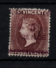 St Vincent 1892 5d on 4d SG59