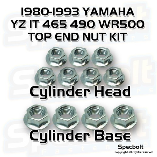 Cylinder head nut kit - cylinder, yamaha