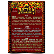 Glastonbury festival line - glastonbury,