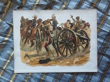 Military postcards in relief