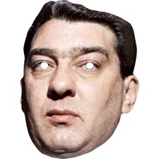 Ronnie Kray Twins retro Celebrity Card Face Mask - Ready To Wear - Fancy Dress