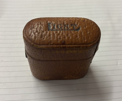 Vintage leather match - match, safe