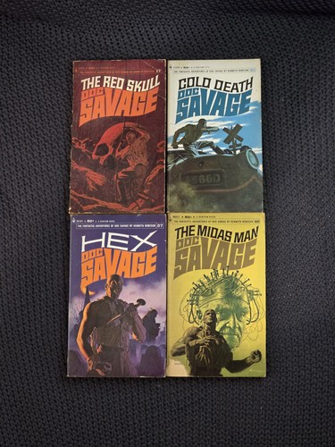 Doc savage 1960s vintage - doc, pulp