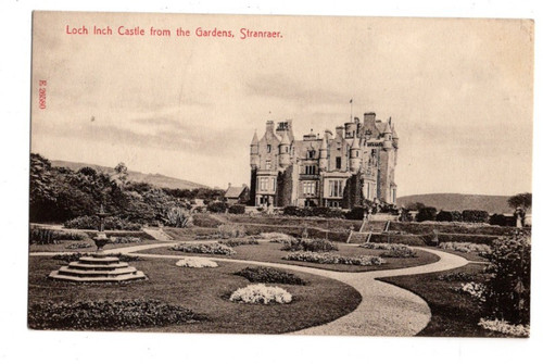 Lochinch castle from gardens - lochinch,