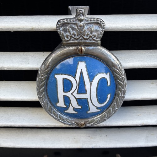 Vintage rac enamel car badge - enamel,