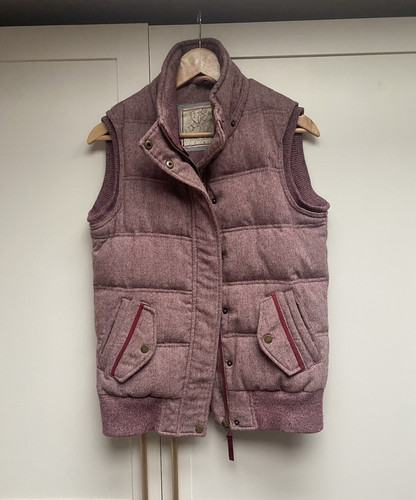 Fat face purple padded - purple, gilet