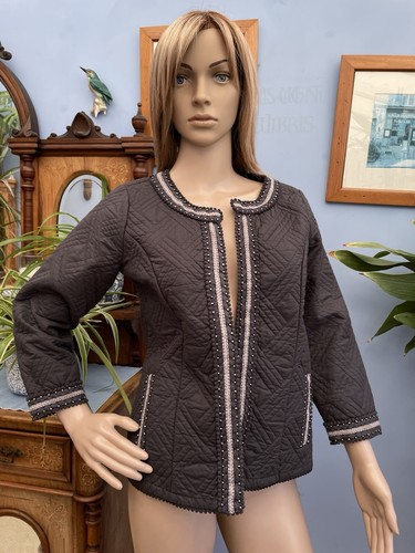 Fat face grey quilted - face, edge