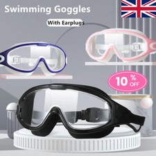 Swim Goggles Anti-Fog Wide View Swimming Goggles for Adults Women Men'