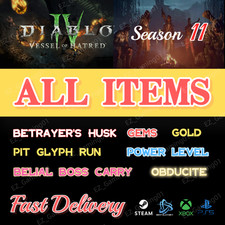 ✨Diablo 4 S11✅Level