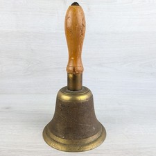 WW2 ARP Warden Hand Bell G&J 1940 Gillett & Johnston Brass Air Raid Precautions