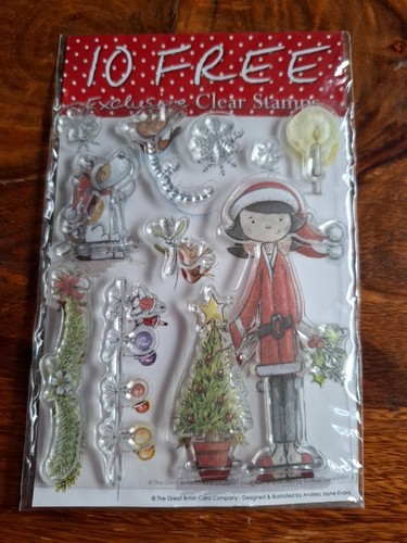 Christmas clear stamps - clear,