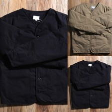 Men Retro Jacket Down Cotton