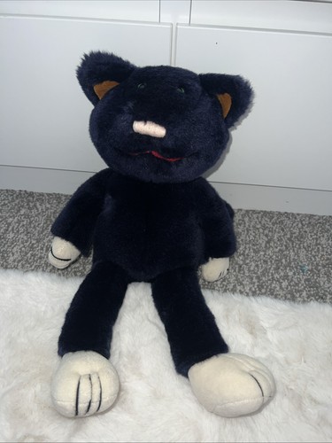 Debenhams black cat soft toy - cat,