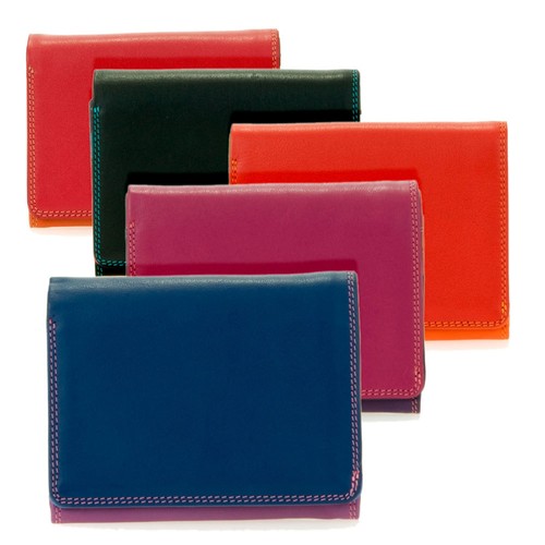 Leather flapover coin - flapover,