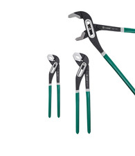 HUAQI 8" 10" 12" Slim Jaw Waterpump Pipe Wrench Pliers Grips Pump Plumbers Tool