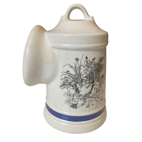 Vintage open salt pig jar - vintage,
