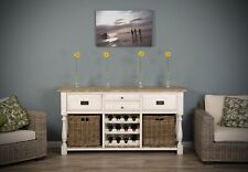 Reclaimed Pine Sideboard / Dresser / Console / Hall Table with Wine Rack