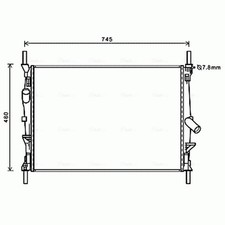 Radiator For Ford Transit 2.3