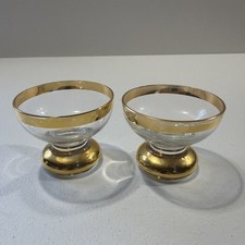 vintage crystal dessert bowls