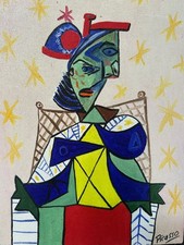 pablo picasso painting on