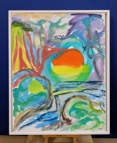 Jurassic seascape acrylic - jurassic,