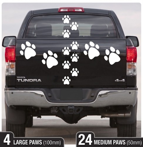 Paw print stickers - paw, cat