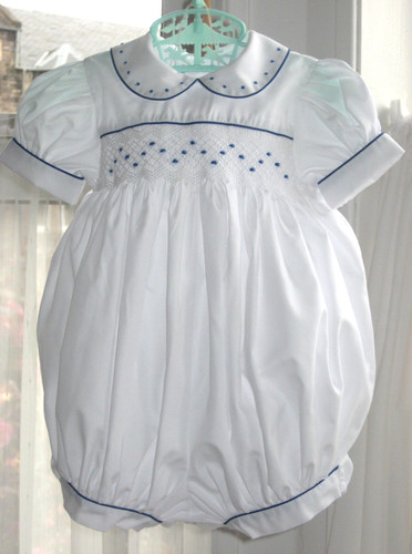 Smocked play suit - play, vintage