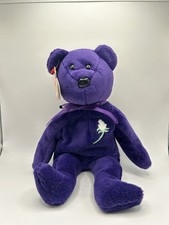 Ty Beanie Babies Princess Diana 1997 Purple Bear with Tags