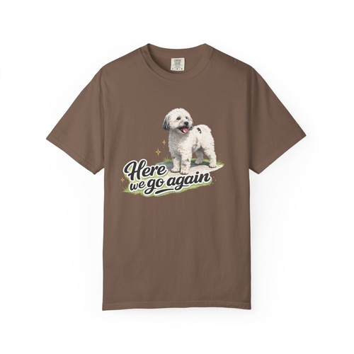 Here again dog shirt - we,