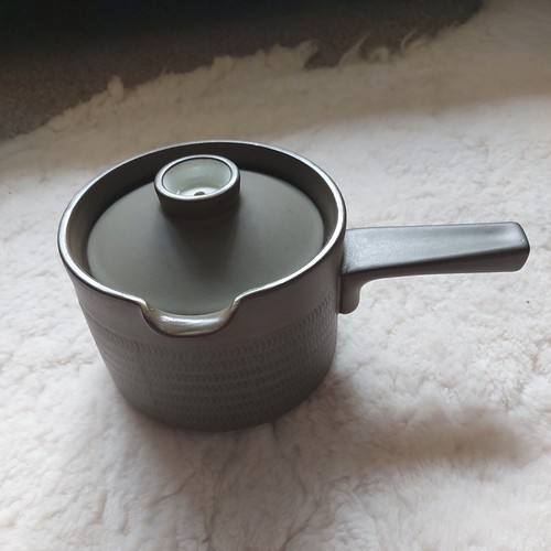 Denby chevron green saucepan - chevron,