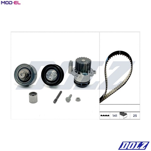 Water pump timing belt - water,