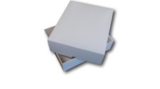 1 DEEP WHITE GIFT BOX 20CM X 16.5CM X 6CM,  BOOKS, CANDLES, LINGERIE, BROWNIES