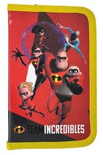 Disney Incredibles Filled Pencil Case Stationery School Home Travel Drawing Art