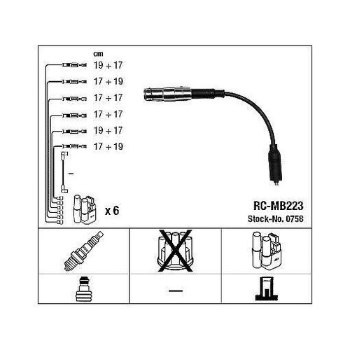 Ignition cable kit - cable,