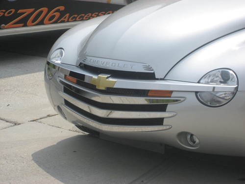 Stainless steel front grille - front,
