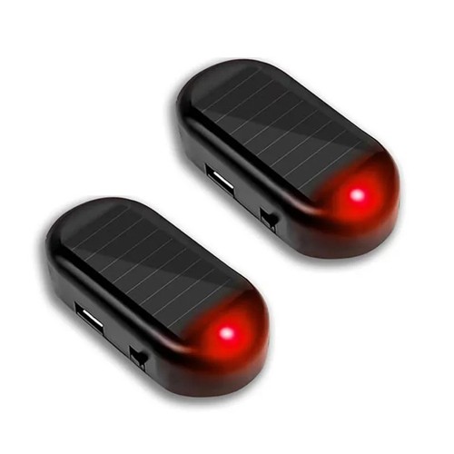 Solar power car led fake - power,
