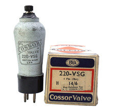 Cossor 220 vsg pin - cossor, 220-vsg
