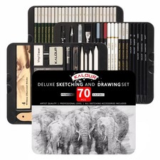 KALOUR 70PCS Sketching Drawing