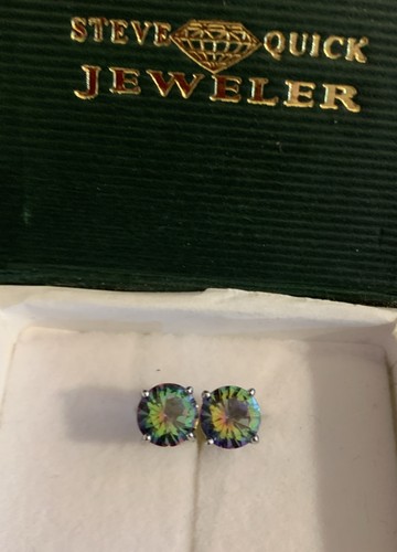 Color change alexandrite - color, stud