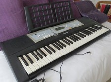 Yamaha Portatone PSR-E203 61 key Keyboard with Power Adapter 