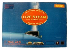 HORNBY 'OO' GAUGE R1041 'MALLARD' LNER 4-6-2 LIVE STEAM TRAIN SET